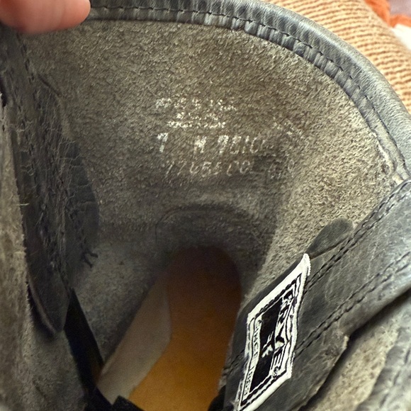 Frye Harness Square Toe Leather Boots - Picture 9 of 11